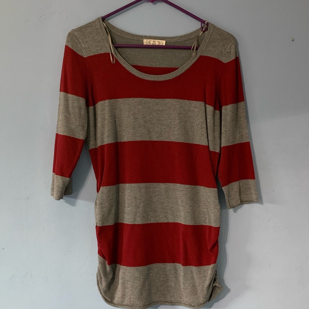 Soft 3/4 sleeve sweater